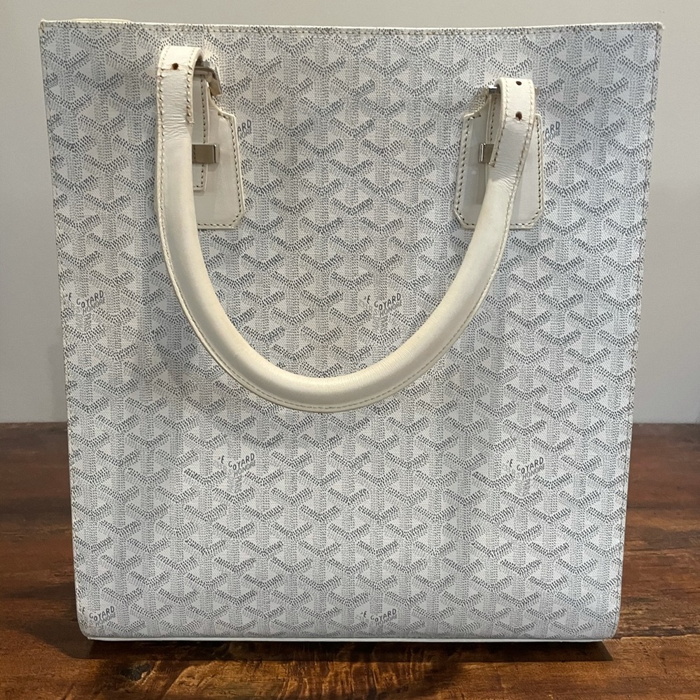 White Goyard Comores Tote